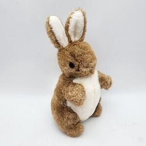 Vintage Eden Peter Rabbit Musical Wind Up Plush 9" Brown Cottontail Bunny Toy